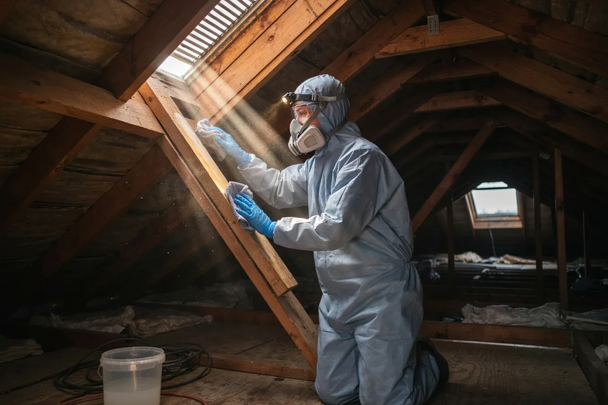 Attic mold remediation in Covington and Mandeville, LA